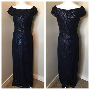 Lauren Ralph Lauren Sequin Evening Gown
